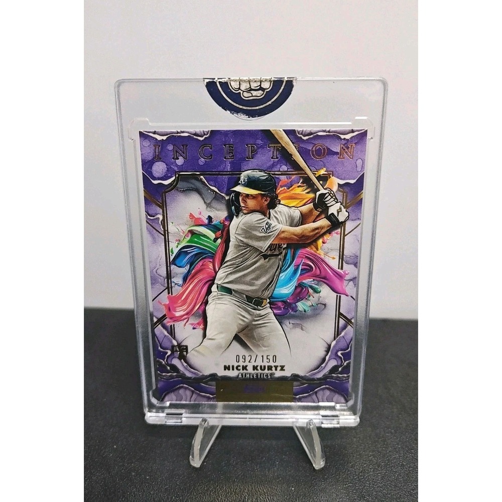 2025 Topps Inception Nick Kurtz Athletics #89 Purple RC 092/150 Baseball Card